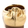 Tory Burch Reva Metallic Flats in Gold - Lyst