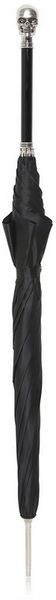 Alexander McQueen Skull Wooden Handle Nylon Umbrella - Lyst