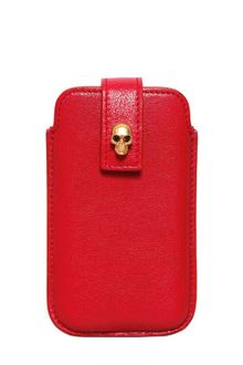 Alexander McQueen Skull Leather Iphone Case - Lyst