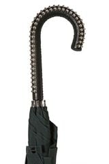 Burberry Prorsum Spiked Leather Handle Nylon Umbrella