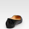 Christian Louboutin Pigalove Patent Leather Crystalcoated Flats in Black - Lyst