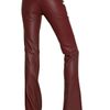 Emilio Pucci Flared Nappa Leather Trousers in Red (bordeaux) - Lyst