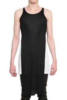 Gareth Pugh Rib Modal Viscose Angora Jersey Tank Top - Lyst