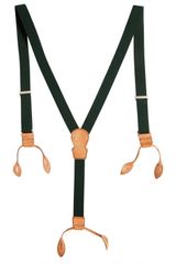 Iceberg Suspenders with Leather Details