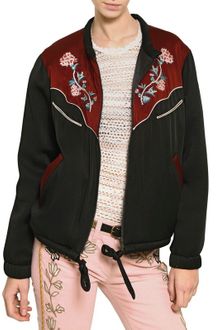 Isabel Marant Embroidered Viscose Crepe Shirt - Lyst