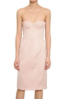 Jil Sander Bonded Stretch Techno Satin Dress - Lyst