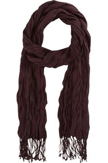 John Varvatos Washed Crinkled Gauze Scarf - Lyst