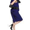 Lanvin Neoprene Pencil Dress in Blue - Lyst