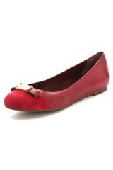 Marc By Marc Jacobs Tuxedo Logo Ballet Flats
