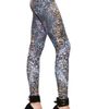 Mcq By Alexander Mcqueen Feather Print Lycra Jersey Leggings in Blue (teal) - Lyst