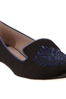 Miu Miu Embroidered Slipon - Lyst
