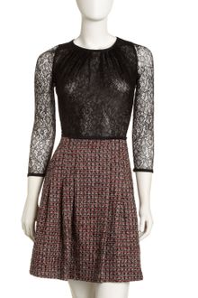 RED Valentino Lacetweed Dress - Lyst