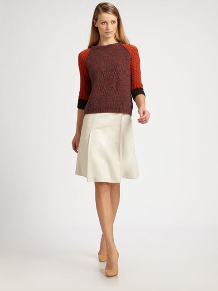 Rochas Wool Sweater in Red (rust) - Lyst