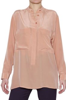 See By Chloé Crepe De Chine Oversized Shirt - Lyst