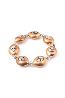 Vanessa Mooney Copper Bead Bracelet - Lyst