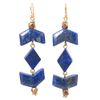 Vanessa Mooney Lapis Arrow Earrings in Blue - Lyst