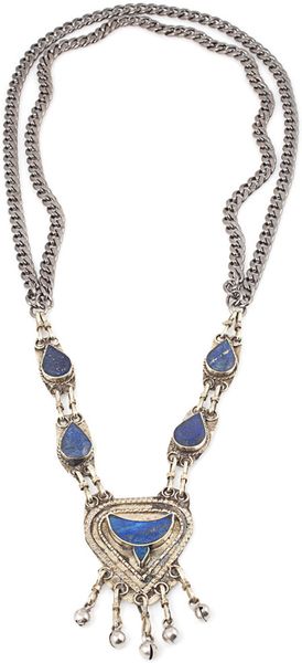 Vanessa Mooney Lapis Necklace in Blue - Lyst