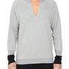 Alexander Mcqueen Contrasting Cuffs Fleece Sweatshirt in Gray for Men (grey) - Lyst