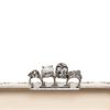 Alexander Mcqueen Studded Leather Knucklebox Clutch in Beige (ivory) - Lyst