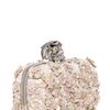 Alexander Mcqueen Skull Flower Jacquard Box Clutch in Beige (nude) - Lyst