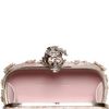 Alexander Mcqueen Skull Flower Jacquard Box Clutch in Beige (nude) - Lyst