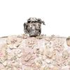 Alexander Mcqueen Skull Flower Jacquard Box Clutch in Beige (nude) - Lyst