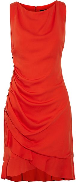 Azzaro Jordan Draped Silk Dress - Lyst