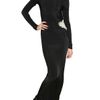 Balmain Eagle Embroidery Viscose Jersey Dress in Black - Lyst
