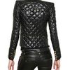 Balmain Quilted Techno Cotton and Nylon Jacket in Black - Lyst