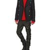 Balmain Wool Pea Coat in Blue for Men (navy) - Lyst