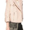 Balmain Quilted Oversize Nappa Leather Jacket in Pink - Lyst
