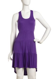 BCBGMAXAZRIA Tiered Racerback Dress Wisteria - Lyst