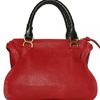 Chloé Grained Leather Marcie with Fringing in Red - Lyst
