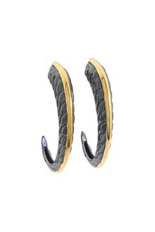 Elizabeth And James Feather Small Hoop Earring - Lyst