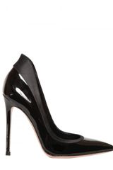Gianvito Rossi 110mm Metallic Calfskin and Satin Pumps