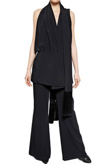 Givenchy Crepe De Chine Stretch Cady Jumpsuit - Lyst