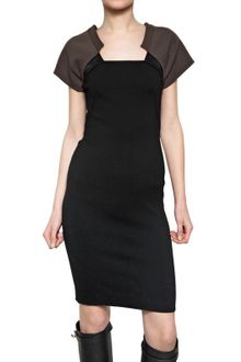 Givenchy Wool Milano Stitch Dress - Lyst