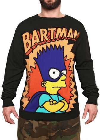 Jeremy Scott Bartman Knitted Wool Sweater - Lyst