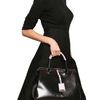 Jil Sander Medium Sporty Madame Matt Leather Bag in Black - Lyst