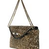 Jimmy Choo Large Canisa Sequined Clutch in Gold - Lyst