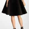 Lanvin Wool Skirt in Black - Lyst