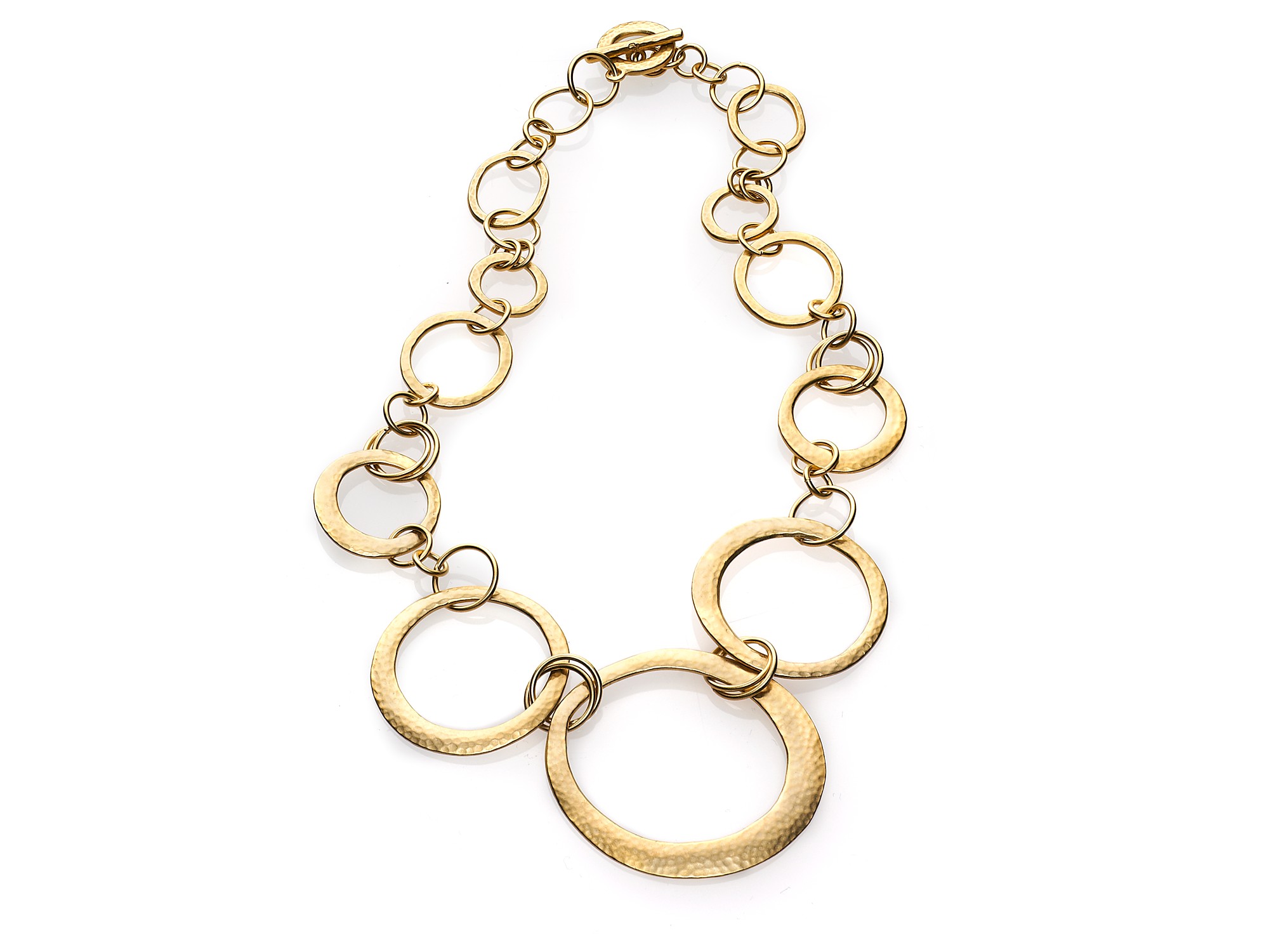 Lauren By Ralph Lauren Lauren By Ralph Lauren Interlocking Ring Necklace in Gold Lyst