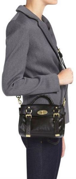 mulberry black mini alexa