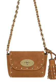 Mulberry Mini Lily with Tassels Heavy Suede Bag - Lyst