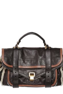Proenza Schouler Ps1 Medium Shearling Satchel - Lyst