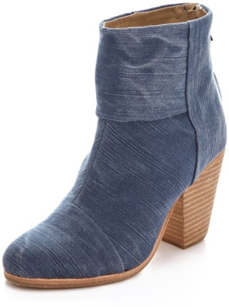 canvas booties