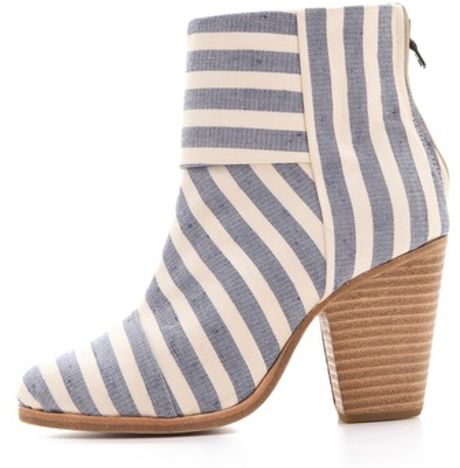 canvas booties