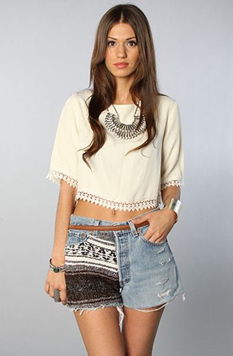 Rojas The Mesa Blanket Short in Grays - Lyst