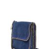 Stella Mccartney Falabella Shaggy Deer Shoulder Bag in Blue - Lyst