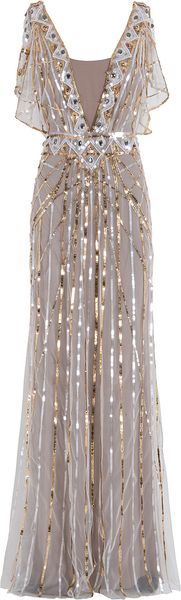 Temperley London Sequin Gown - Lyst